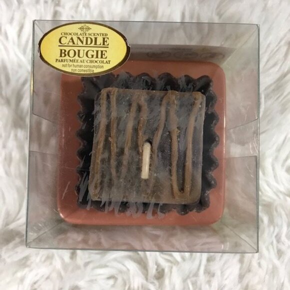 Candle Bougie Set of 4 Chocolate Scented Hearts & Truffle Shaped Candles - Picture 5 of 9